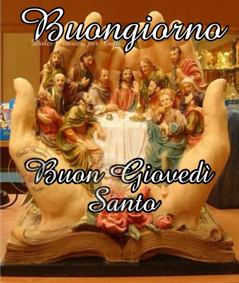 Buon Giovedì Santo immagini e link per Facebook - ImmaginiGesu.it