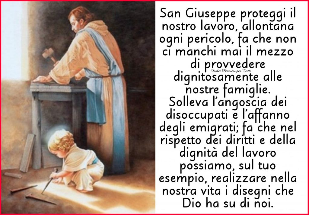 Le più belle immagini con frasi con San Giuseppe